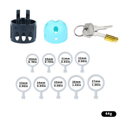 Bullet-shaped Ringless Chastity Cage - 21