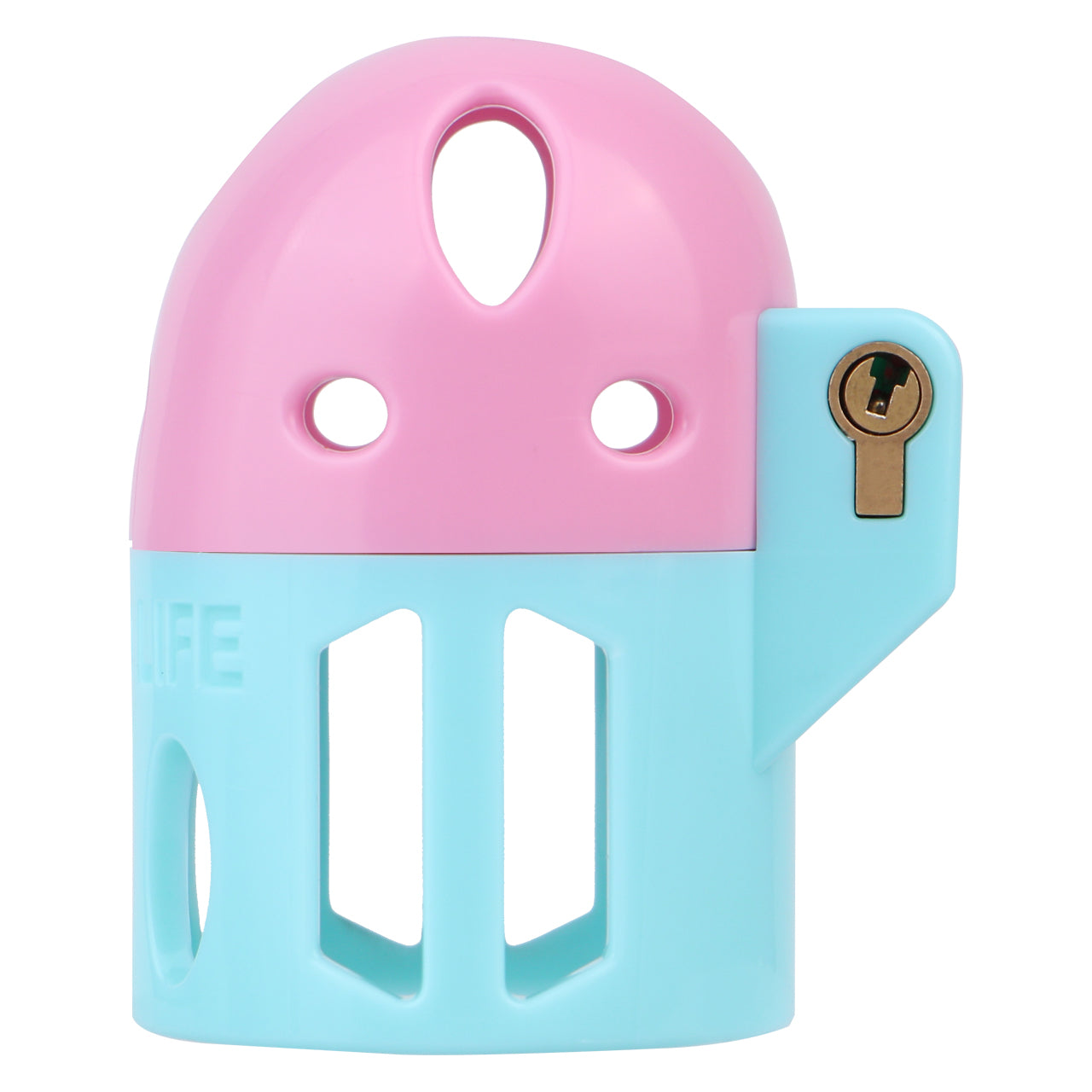 Bullet-shaped Ringless Chastity Cage - 4