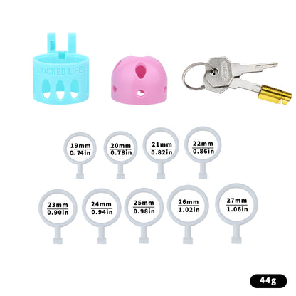 Bullet-shaped Ringless Chastity Cage - 13