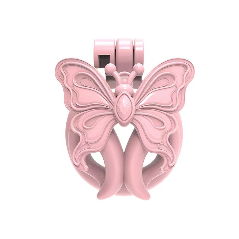 Butterfly Wing Three-Color Chastity Cage