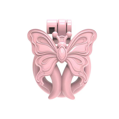 Butterfly Wing Three-Color Chastity Cage