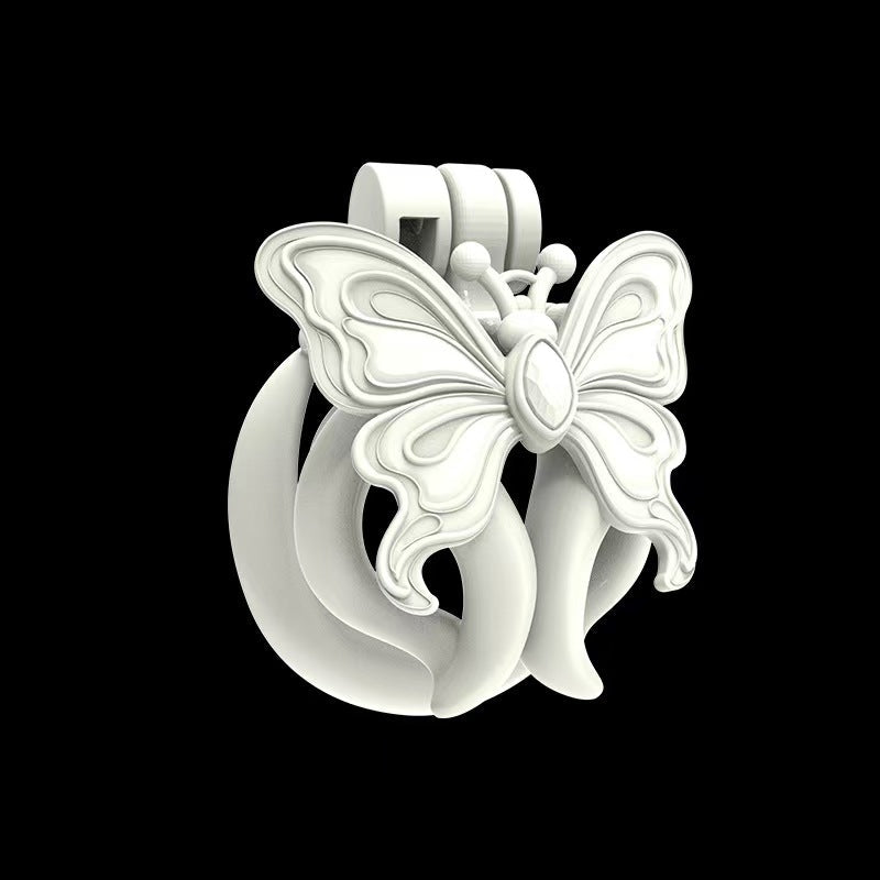 Butterfly Wing Three-Color Chastity Cage