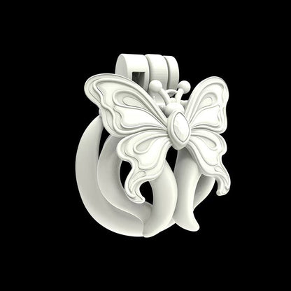Butterfly Wing Three-Color Chastity Cage