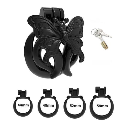 Butterfly Wing Three-Color Chastity Cage