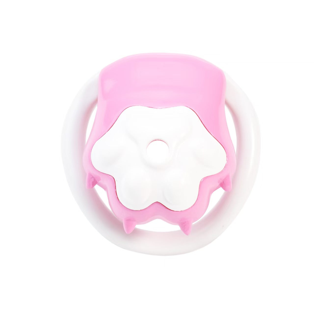 Cat Paw Mini Chastity Cage With Contrast Rings