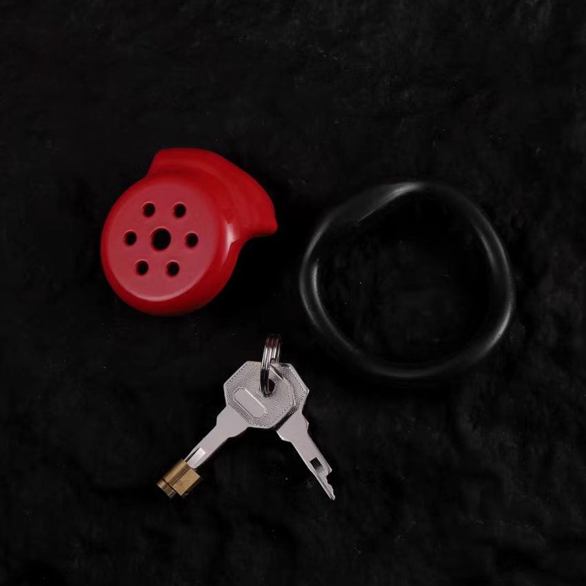Flat Charm Chastity Cage