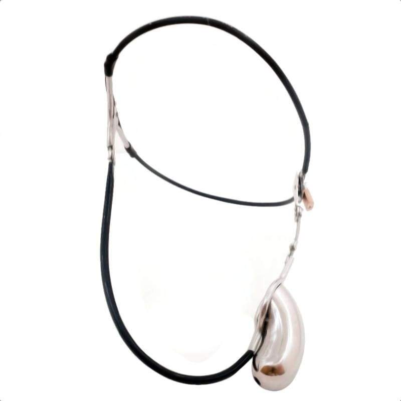 Cable-Waist Solid-Shield Male Chastity Belt