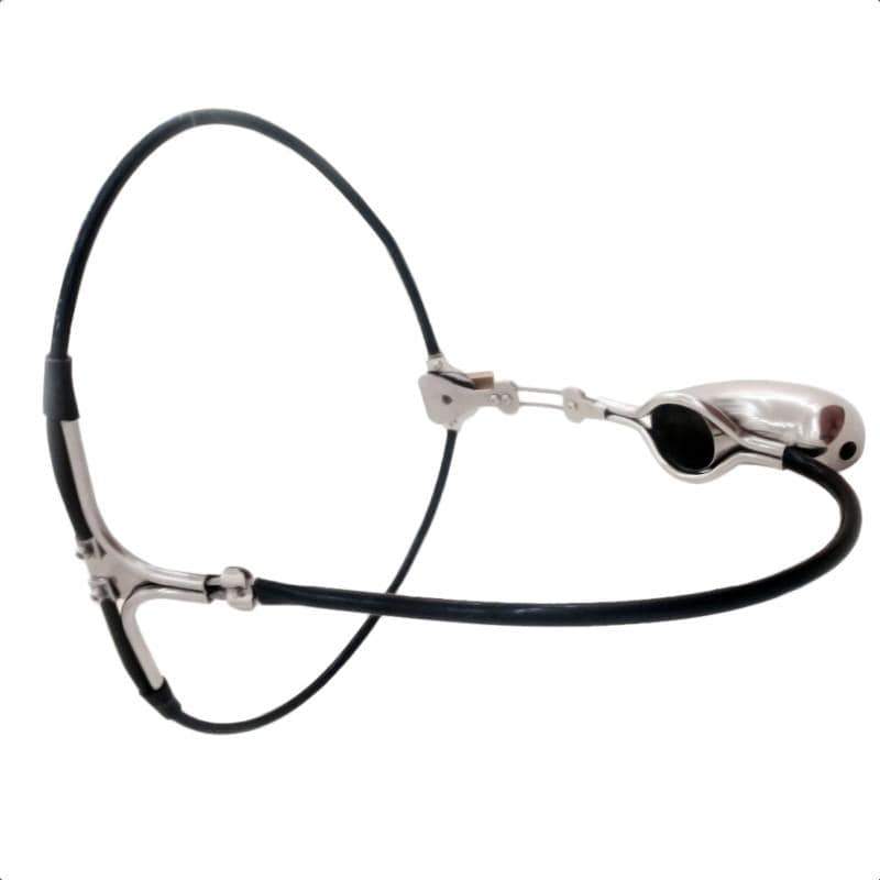 Cable-Waist Solid-Shield Male Chastity Belt