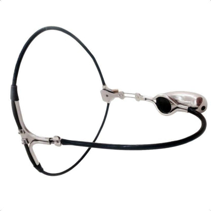 Cable-Waist Solid-Shield Male Chastity Belt