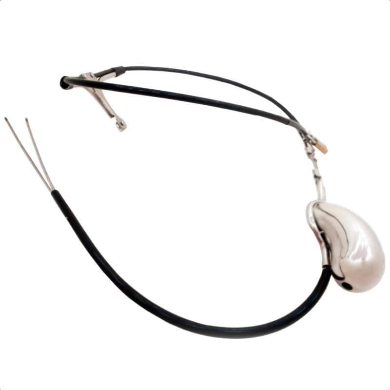 Cable-Waist Solid-Shield Male Chastity Belt