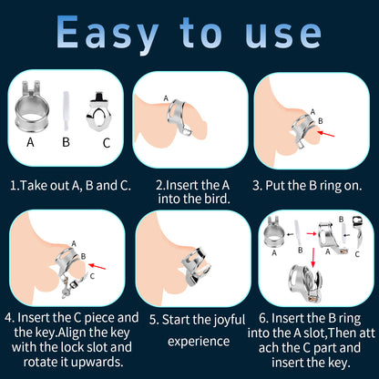 Invisible Clitoral Chastity Cage