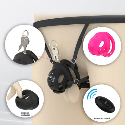 Pocket-Sized Vibrating Chastity Cage
