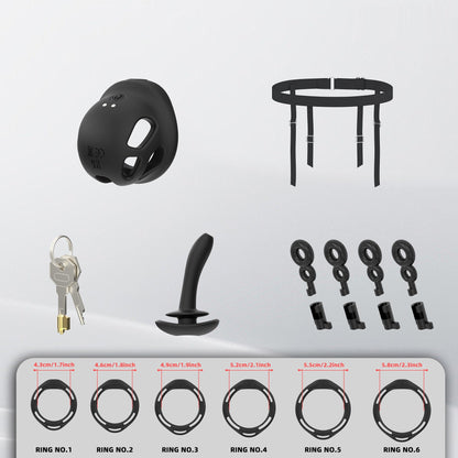 Pocket-Sized Vibrating Chastity Cage