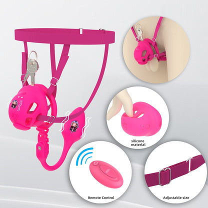Pocket-Sized Vibrating Chastity Cage