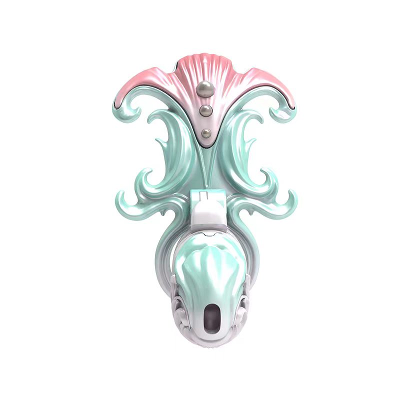 Coral Whisper Flat or Standard Chastity Cage