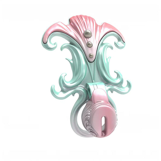 Coral Whisper Flat or Standard Chastity Cage