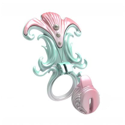 Coral Whisper Flat or Standard Chastity Cage