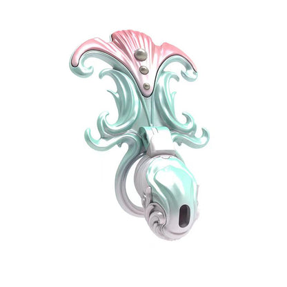 Coral Whisper Flat or Standard Chastity Cage