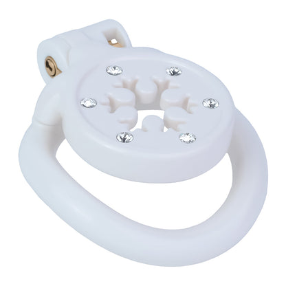 Snowflake Diamond-Accent Flat Chastity Cage