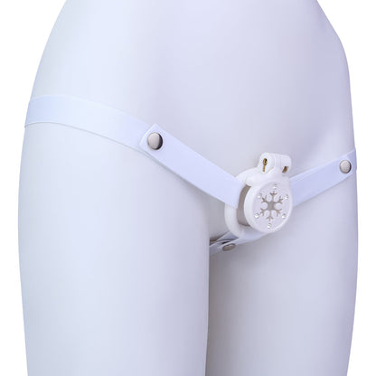 Snowflake Diamond-Accent Flat Chastity Cage