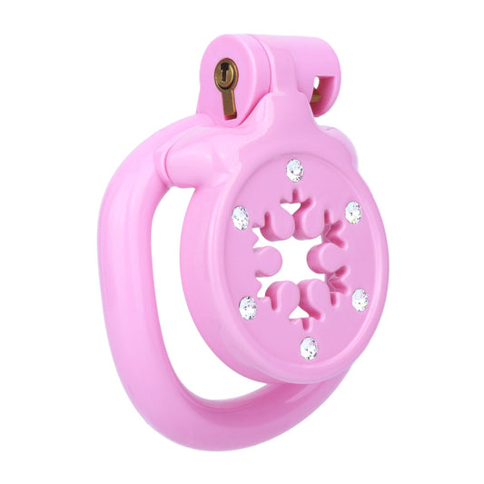 Snowflake Diamond-Accent Flat Chastity Cage