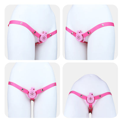 Snowflake Diamond-Accent Flat Chastity Cage