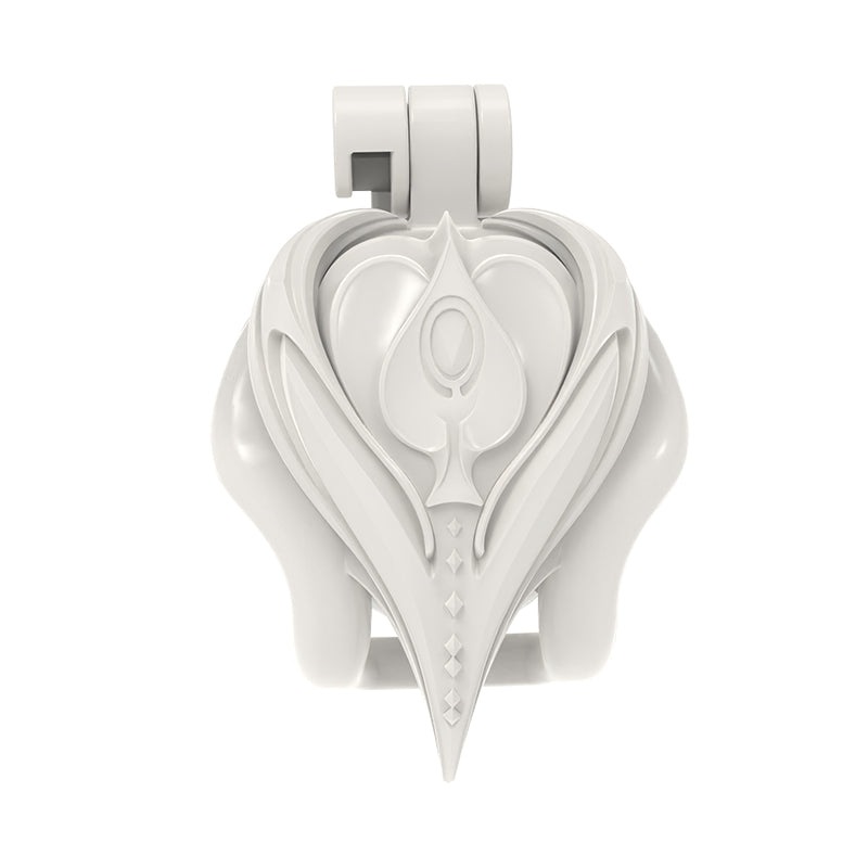 Twin-Heart Resin Chastity Cage
