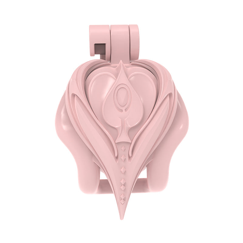 Twin-Heart Resin Chastity Cage