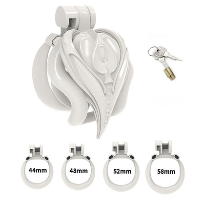 Twin-Heart Resin Chastity Cage