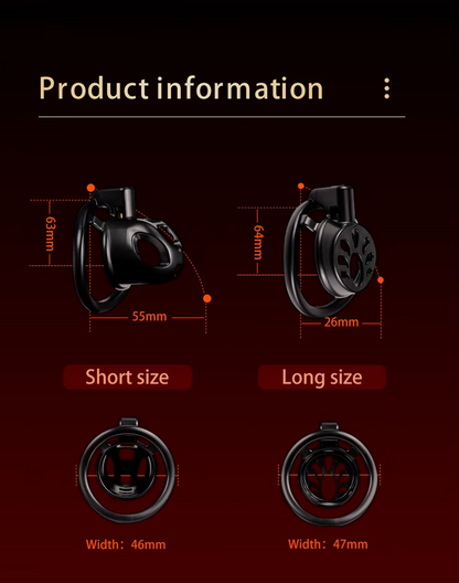 Dual Cage Chastity Set