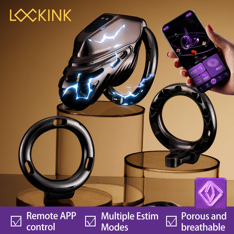 Electric Eel Estim Play Chastity Cage