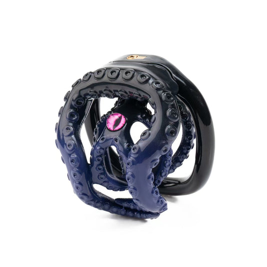 Kraken Tentacle Two-Color Chastity Cage