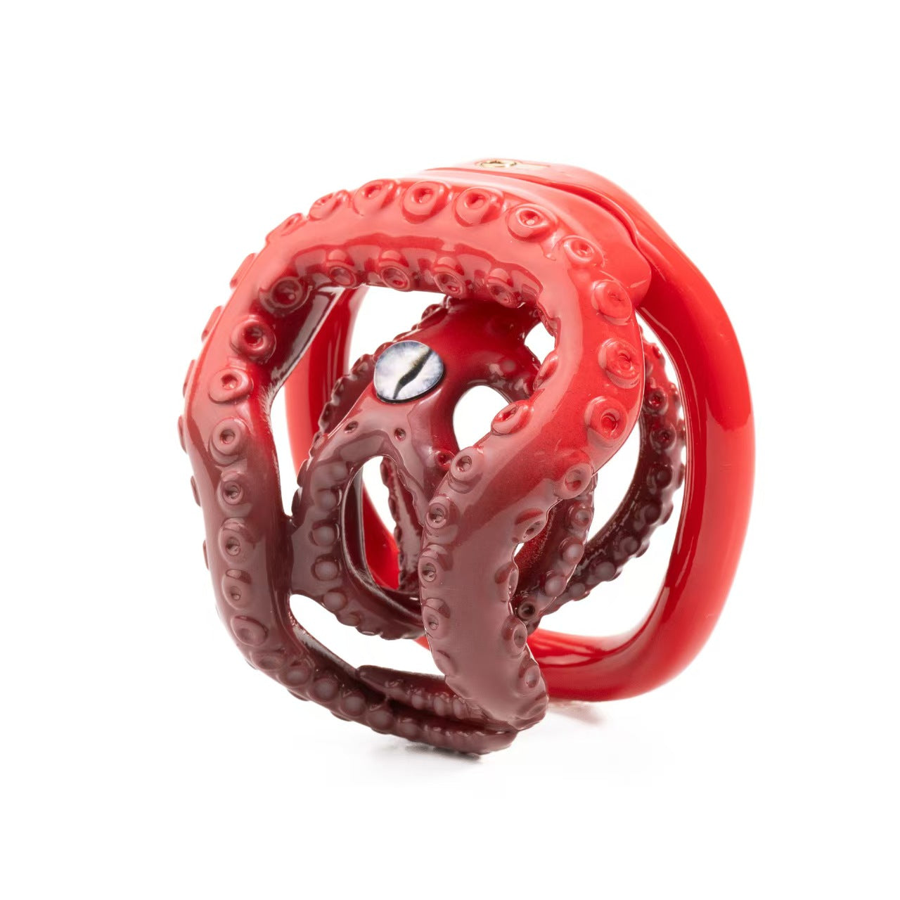 Kraken Tentacle Two-Color Chastity Cage