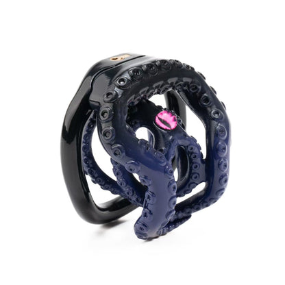 Kraken Tentacle Two-Color Chastity Cage