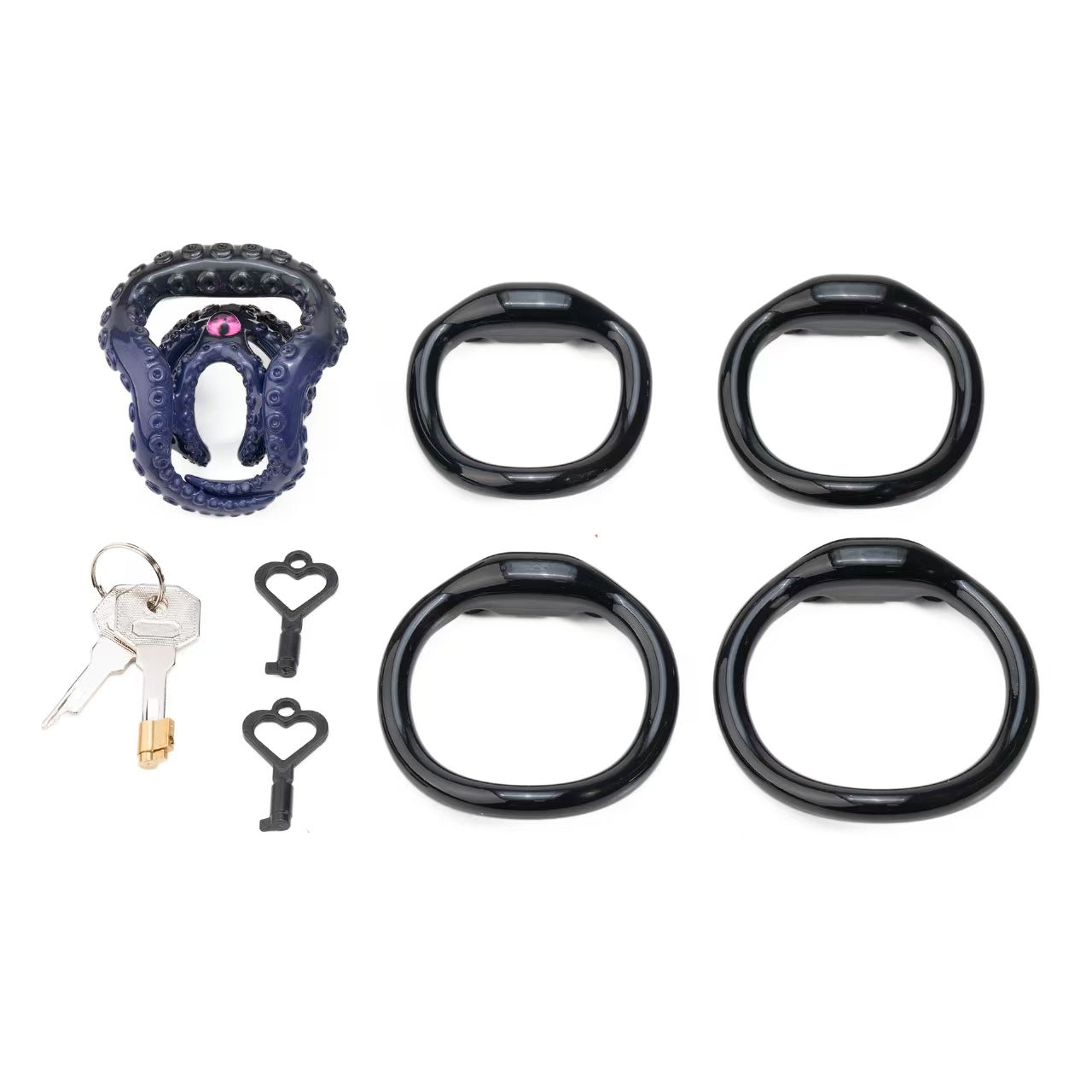 Kraken Tentacle Two-Color Chastity Cage
