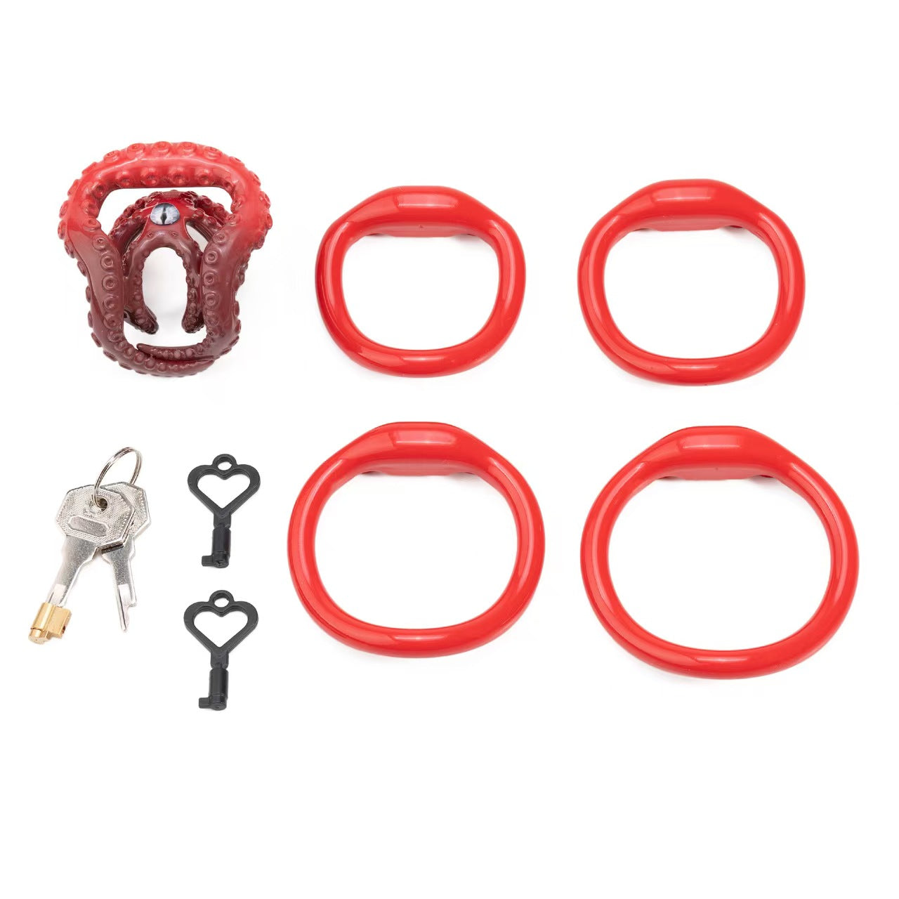 Kraken Tentacle Two-Color Chastity Cage