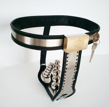 Panel-Front Adjustable Female Chastity Belt