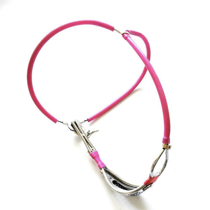 Oval-Shield Cable-Waist Female Chastity Belt