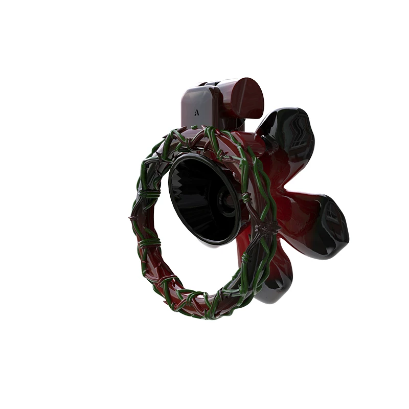 Blooming Demonic Flower Chastity Cage