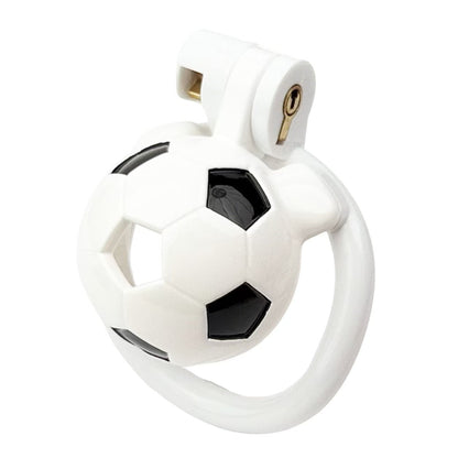 World Cup Football Chastity Cage in Two Lengths