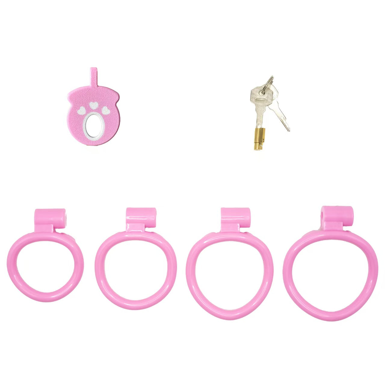 Frosted Flat Chastity Cage 6