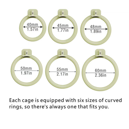Jewel-Inlay Chastity Cage