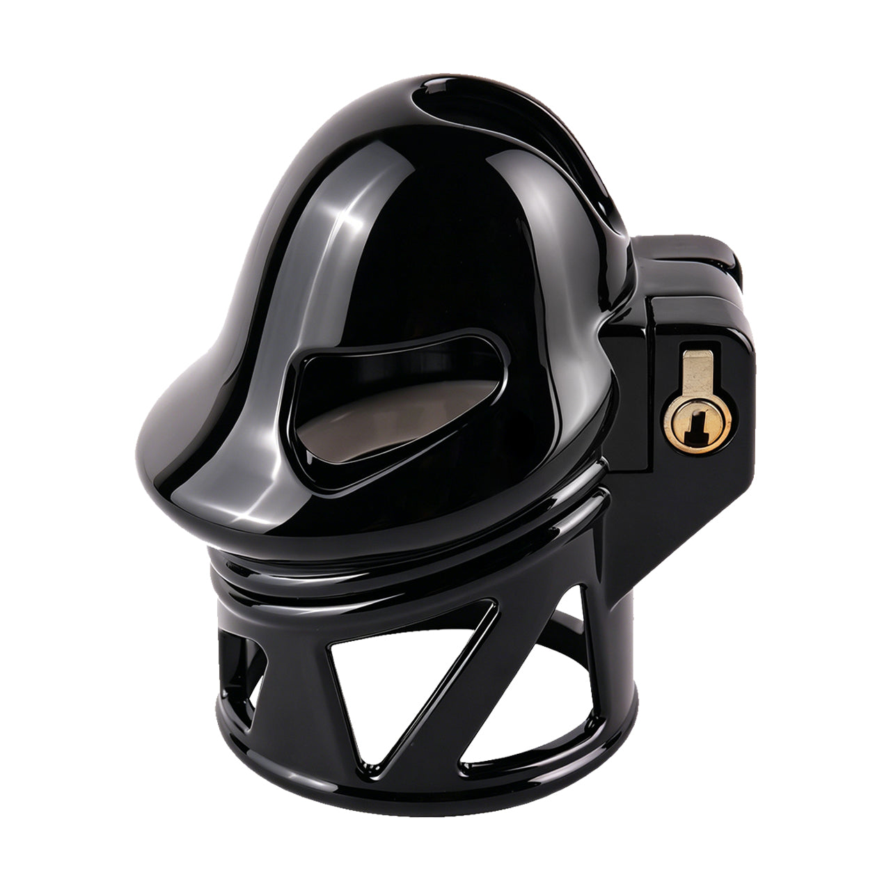 Hooded Glans Chastity Cage With Belt Option