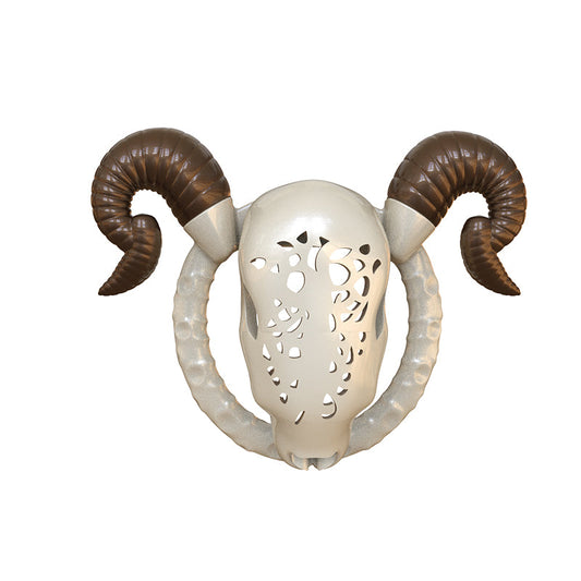 Detachable Horn Goat Chastity Cage