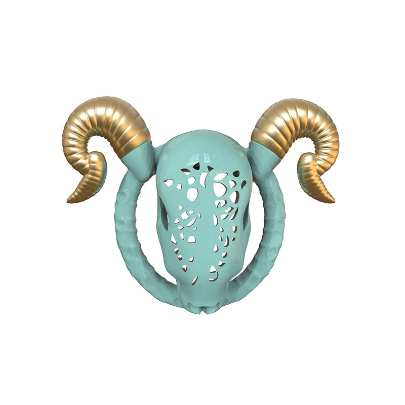 Detachable Horn Goat Chastity Cage