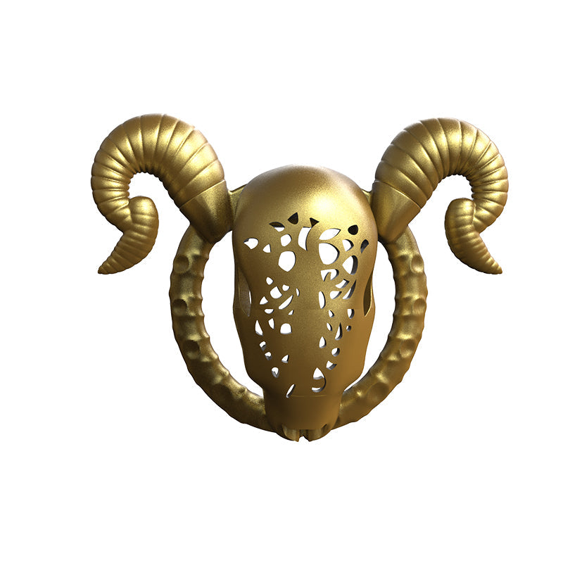 Detachable Horn Goat Chastity Cage