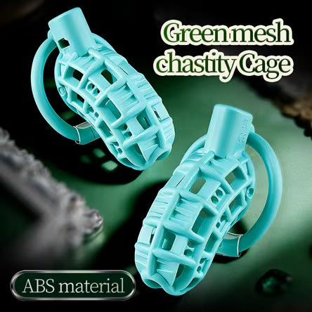 Gteen Open-Grid Chastity Cage