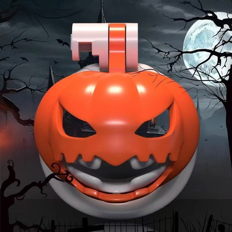 Halloween Pumpkin Chastity Cage - 5