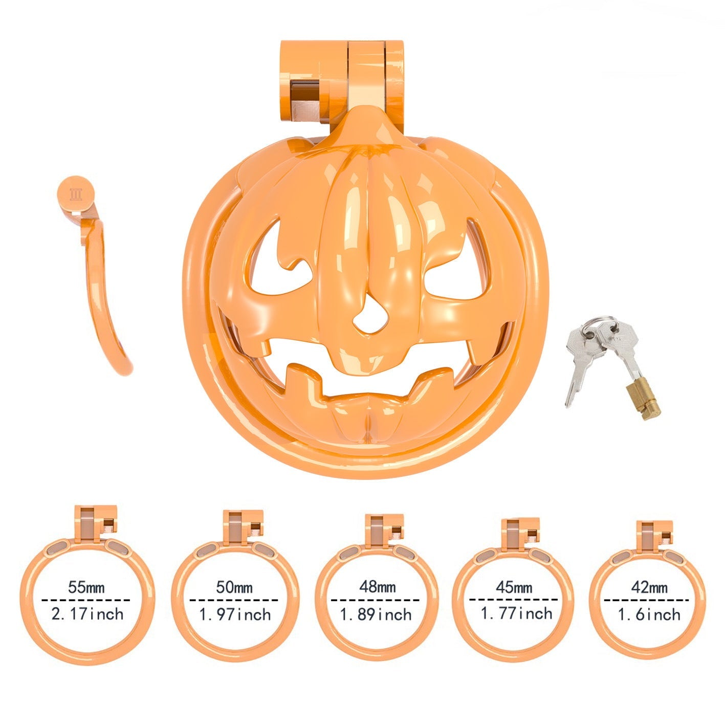 Happy Halloween Chastity Cage - 7