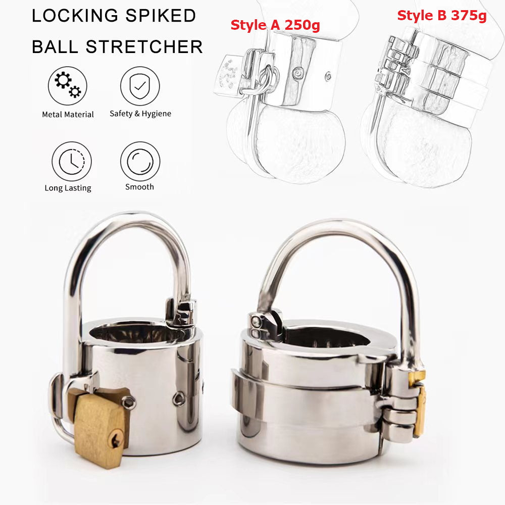 Heavy Duty Ball Stretcher Metal Locking – Chastity-device